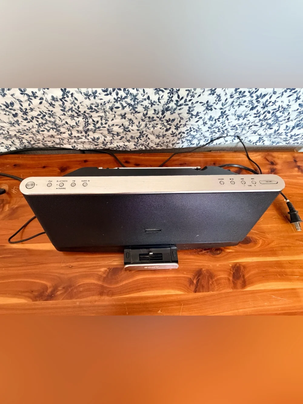 Sony Black Speaker Dock Bluetooth